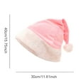 thumbnail image 3 of HNMKIU Christmas DIY Embroidered Knitted Christmas Hat for Men and Women Pink，One Size, 3 of 3