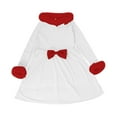 thumbnail image 4 of Cethrio Girls Christmas Dresses, Party Long Sleeve A-Line Dancing Princess Dresses White Size 10-12, 4 of 4