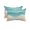 DarkTurquoise, variant on Pack of 4 Outdoor Lumbar Pillow Covers 11x16 Inch, Turquoise Waterproof Throw Pillow Covers Set, Ocean Wave Stripes Modern Abstract Beach Indoor&Outdoor Decorative Cushion Cases for Patio Porch Car