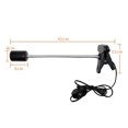 thumbnail image 4 of 110V Reptile Basking Light Stand Turtle Back Lights Rack Heating Pet Bend Long Light Stand with US Plug (Black), 4 of 8