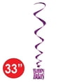 thumbnail image 2 of Accesorio para fiestas Beistle Happy Birthday Whirls, 33 cm, 5 unidades, 2 of 4