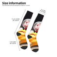thumbnail image 2 of Rocae Pikmin Chaussettes de compression Décontractées pour Femmes Hommes Bas Contrastés, 2 of 6
