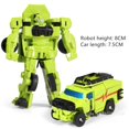 thumbnail image 1 of DMH Mini Transformation Robot Kit Toys Models 2 In 1 Deformed Car Toy Robots Toys for Kids Gift  Action Figure Children Toys, 1 of 7