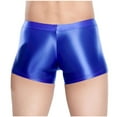 thumbnail image 4 of Jinhomg Mens Soft Underwear Stretchy Comfy Mid Waist Boxer Briefs Lightweight Elastic Waistband Boxers Everyday Underpants Blue XXL, 4 of 5