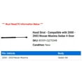 thumbnail image 2 of Hood Strut - Compatible with 2000 - 2003 Nissan Maxima Sedan 4-Door 2001 2002, 2 of 2