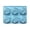 Style B - Blue, variant on JuDWoC 12 Cavity Bee Silicone Mold 8.66 Inch Honey Jar Pastry Pan Food Grade Non Stick Chocolate Casting Form Reusable Detailed Flower Motif Tray for Handmade Soap Candy Cookie