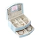 thumbnail image 2 of Caja de almacenamiento de joyas, joyero con espejo, joyero, organizador de alta capacidad, 2 of 8