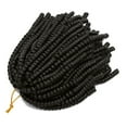 thumbnail image 5 of 3 Packs Pre-twisted Spring Twist Hair 8 inch Fluffy Pre-Twisted Passion Twists Short Mini Curly Twist For Bomb Spring Twists Crochet Braids Hair, 5 of 7