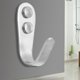 thumbnail image 4 of Gancho montado en la puerta de acero inoxidable con tornillos colgadores Wdftyju de pared para armario ropa sombrero bolsa organizador herramientas de almacenamiento de cocina para, 4 of 8