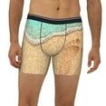 thumbnail image 6 of Sigee Beach Footprint for Men's Boxer Briefs,Moisture Wicking and Breathable X-Large, 6 of 9
