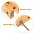 thumbnail image 6 of WORGEOUS Solid Wood Perforated Punch Splint Laboratory Instruments Teaching Instrument, 6 of 8