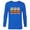 Royal, variant on The Simpsons Duff Beer Six Pack - Long Sleeve T-Shirt for Men – Customized-Black