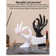 thumbnail image 5 of Harlier Female Mannequin Hand, Hand Shape Ring Display Stand Jewelry Organizer, Bracelet Bangle Necklace Holder for Hand Chain, Finger Ring, Glove, Left Hands, 5 of 6