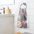 thumbnail image 4 of Dreamtimes Hand Towels Set - Painting Elephant Flowers Print for Bathroom Kitchen Travel 16×28 in/2 Pcs, Cotton Bath Towels Lightweight Quickdry for Bathroom Ktichen Travel SPA Gym, 4 of 7