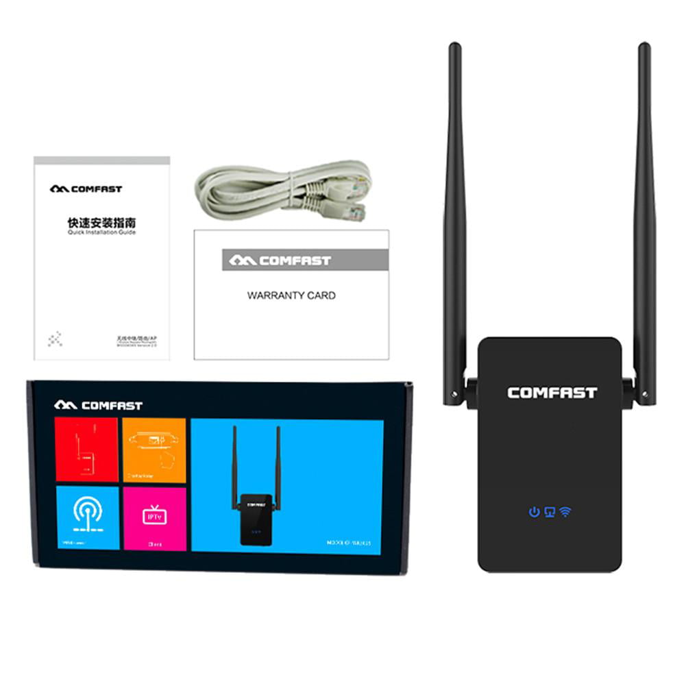 Comfast CF-WR302S 4 in 1 300Mbps WiFi Repeater Dual 5dbi Antenna Signal Booster 