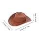 thumbnail image 3 of 40 piezas de mini sombreros de vaquero/vaquera en miniatura para muñecas y accesorios para vestir muñecas, 3 of 7
