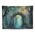 thumbnail image 5 of ONETECH Fairytale Tapestry Enchanted Forest Tapestry Wall Hanging Dark Mood Landscape Wall Tapestry Wall Art for Room Decorations Bedroom College Dorm Decor, 5 of 6