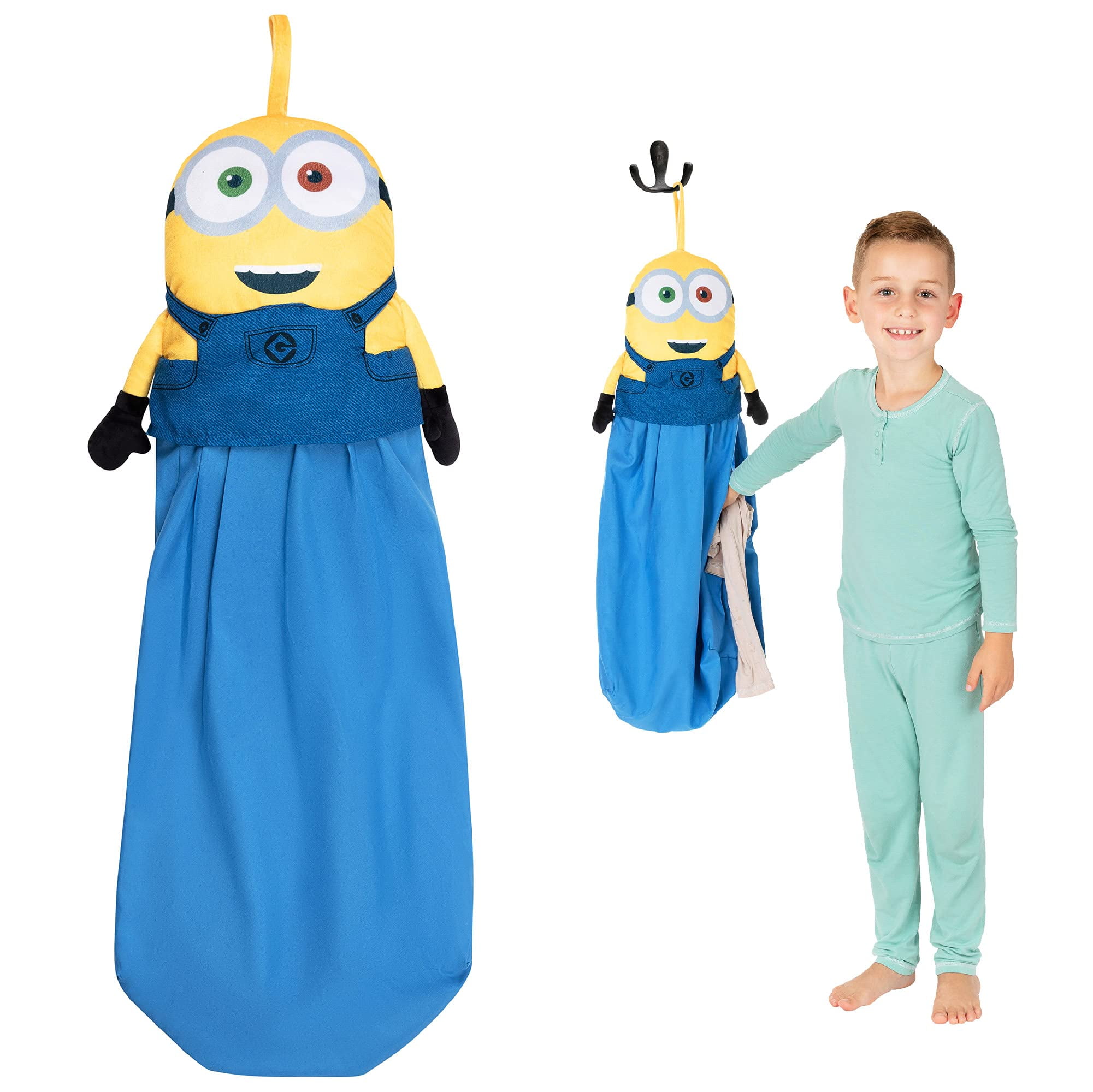 Jurassic World T-Rex Happy Hamper - Kids Laundry Basket & Toy Storage Plush Hanging Organizer