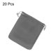 thumbnail image 3 of Uxcell 20 piezas Bolsas de Terciopelo con Cuerdas 4 x 4.7 Pulgadas Bolsas de Regalo para Joyería, Gris, 3 of 7
