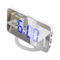 thumbnail image 1 of Proyector ajustable reloj digital LANTERN LANTERN AUTOMÁTICO Lámparas de noche Termómetro Relojes de proyección para sala de estar Blanco, Luz de Bule kenally EL022658-01, 1 of 7
