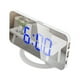 thumbnail image 1 of Proyector ajustable reloj digital LANTERN LANTERN AUTOMÁTICO Lámparas de noche Termómetro Relojes de proyección para sala de estar Blanco, Luz de Bule seitruly EL022658-01, 1 of 7