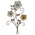 thumbnail image 1 of Tricolor Flower Wall Decor, 1 of 1