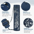 thumbnail image 4 of Gonex Yoga Mat Bag, Full-Zip Exercise Yoga Mat Carrier with 2 Cargo Pockets & Adjustable Shoulder Strap for Women Men, 4 of 8