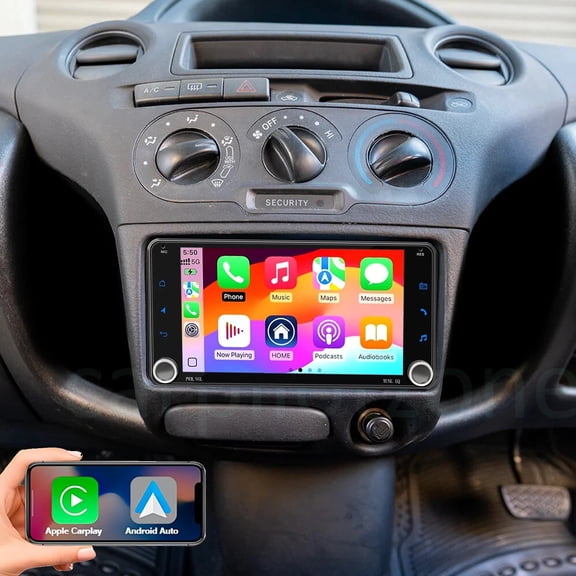 Gsuatey Android Car Stereo for Toyota Echo 1999-2005, 7 Inch Touch Screen Car Radio with Wireless Carplay Android Auto GPS WiFi Bluetooth FM Mirror Link Android Auto Backup
