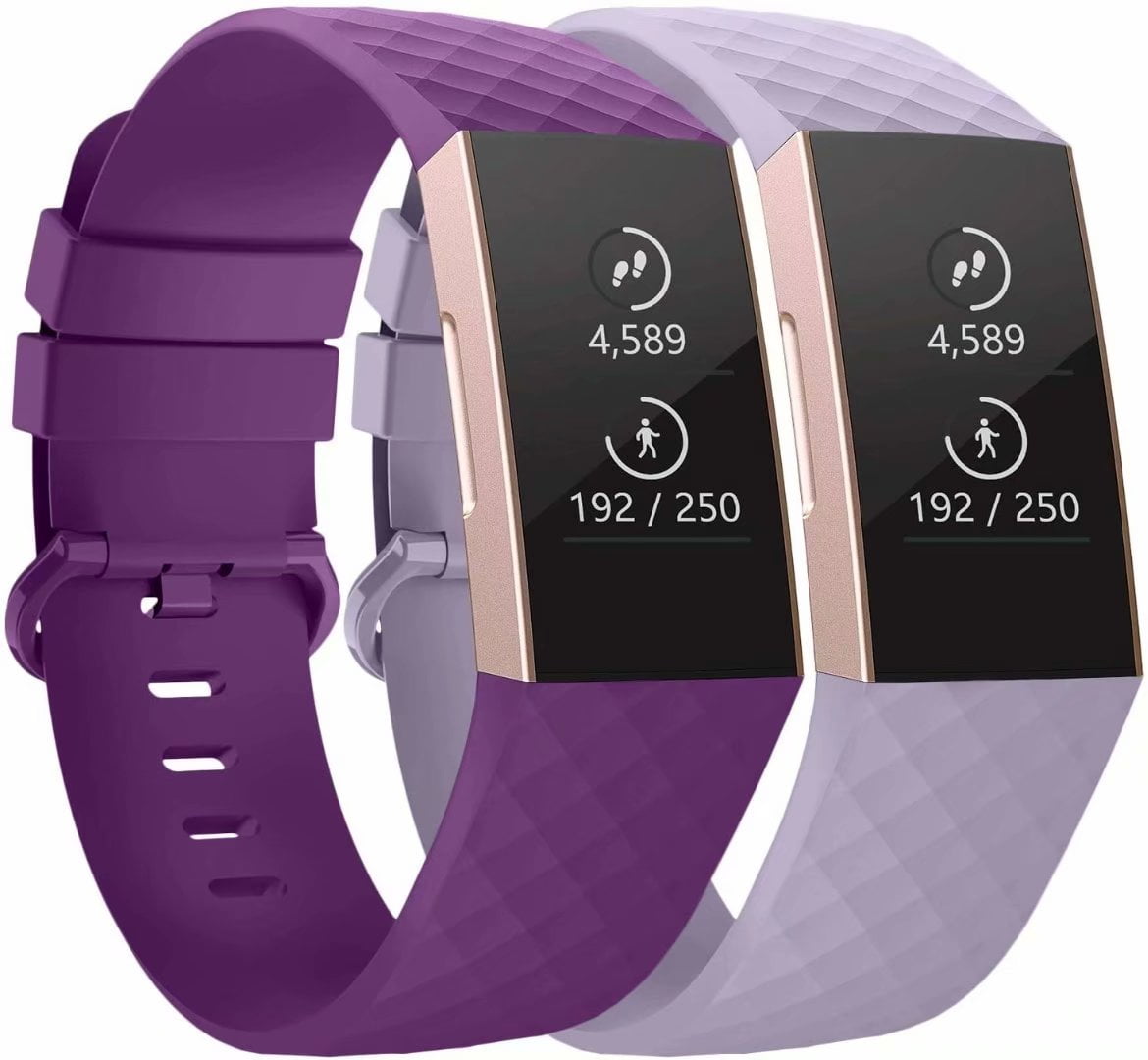 For Fitbit Charge 2 Replacement Diamond Wristband Wrist Strap WatchBand Lavender 