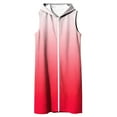 thumbnail image 6 of Gfyviroh Women's Hooded Vests Trendy Casual Side Slit Coats Zip Up Sleeveless Plus Size Comfortable Fall Winter Jackets Multicolor, 6 of 6