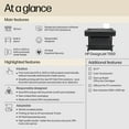 thumbnail image 2 of HP DesignJet T650 Large Format 36-inch Plotter Printer with Auto Sheet Feeder, Roll Cover, Media Bin & Stand. Includes 2-Year Onsite Warranty Support (5HB10T), 2 of 10
