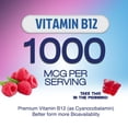 thumbnail image 4 of Energy Gummies - Vitamin B12 1000 mcg Per Serving - Daily Energy Chews with Natural Caffeine from Green Tea, Berry Flavored B12 Gummy Exercise Supplement for Running Cycling & Sports - 60 Gummies, 4 of 10