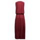 thumbnail image 3 of MELDVDIB - Vestido largo informal sin mangas para mujer, de color puro, para verano, fiesta, playa, cuello redondo, ideal como regalo de vacaciones, 3 of 7