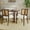 Beige Cushion + Walnut Finish, variant on GDF Studio Modern Arm Dining Chairs with Cane Rattan Backrest, Beige Cushion, Dark Brown Wood Frame, Set of 2