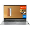 thumbnail image 1 of Lenovo IdeaPad 1 Portátil para Estudiantes Pantalla FHD de 15,6", Procesador Intel de Doble Núcleo, 12gb ram, 128gb emmc + 512gb ssd, 1 Año office 365, wi-fi 6, Windows 11 Home, Gris, 1 of 5