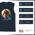 thumbnail image 6 of Full Moon Bigfoot Men's Muscle Shirt Hiking Sasquatch Hide and Seek Champion, 6 of 7