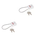 thumbnail image 1 of Cerradura de aislamiento Advancent de bloqueo de seguridad de cable de acero inoxidable Blanco Type1, 1 of 1