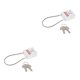 thumbnail image 1 of Cerradura de aislamiento Advancent de bloqueo de seguridad de cable de acero inoxidable Blanco Type1, 1 of 1