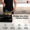 thumbnail image 4 of Hitech Triply Stainless Steel Prism Frypan, 24 Cm | Induction Bottom, Gas Ready, Metal Spatula Friendly - Non Stick, 4 of 4