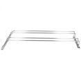 thumbnail image 2 of Double Row Hanging Bar Shelf,Stainless Steel Double Row Hanging Stemware Holder Hanging Stemware Rack Luxury Finish, 2 of 8