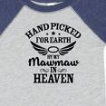 thumbnail image 4 of Inktastic Handpicked for Earth by My Mawmaw in Heaven with Angel Wings Boys or Girls Baby Bodysuit, 4 of 5