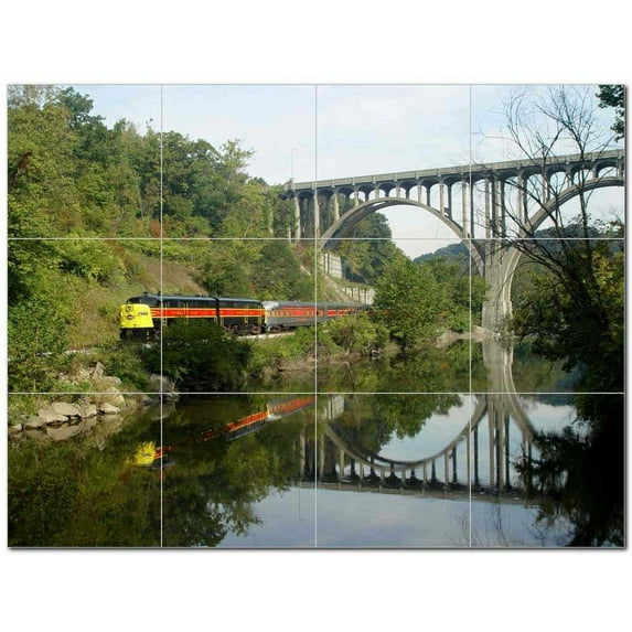 Bridge Picture Ceramic Tile Mural Kitchen Backsplash Bathroom Shower 404330-L43