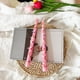 thumbnail image 5 of Velas cónicas largas con estampado floral (paquete de 2) | Velas románticas de cera mixta para bodas | Naranja, azul y rosa | Palitos decorativos sin sabor para fiestas en casa, 5 of 6
