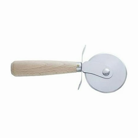 Kanetsune KAN-KC-045 2019 Pizza Cutter with Wooden Handle - 2.5 in.