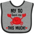 thumbnail image 3 of Inktastic My Tio Loves Me Nephew Boys or Girls Baby Bib, 3 of 4