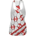 thumbnail image 2 of World Cup Canada Soccer Ball All Over Womens Work Out Tank Top Multi LG, 2 of 2