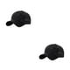 thumbnail image 3 of Sombrero de Protección Solar Qarigey Gorra de Béisbol Ajustable para Hombres Negro 2Conjunto, 3 of 6