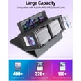 thumbnail image 3 of Miroddi MTG Card Deck Box, Trading Card Storage Box with Commander Display, PU Leather TCG Card Holder for Magic The Gathering Sports Playing Cards, 3 of 9