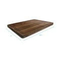 thumbnail image 5 of Delice Rectangle Cutting Board with Juice Drip Groove Walnut Medium 15.5 x 11, 5 of 5