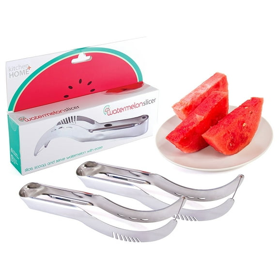 Kitchen Plus Home Stainless Steel Watermelon Slicer (Set of 2)